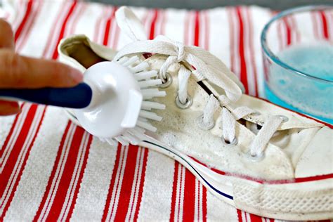 how to wash canvas shoes and not turn yellow.